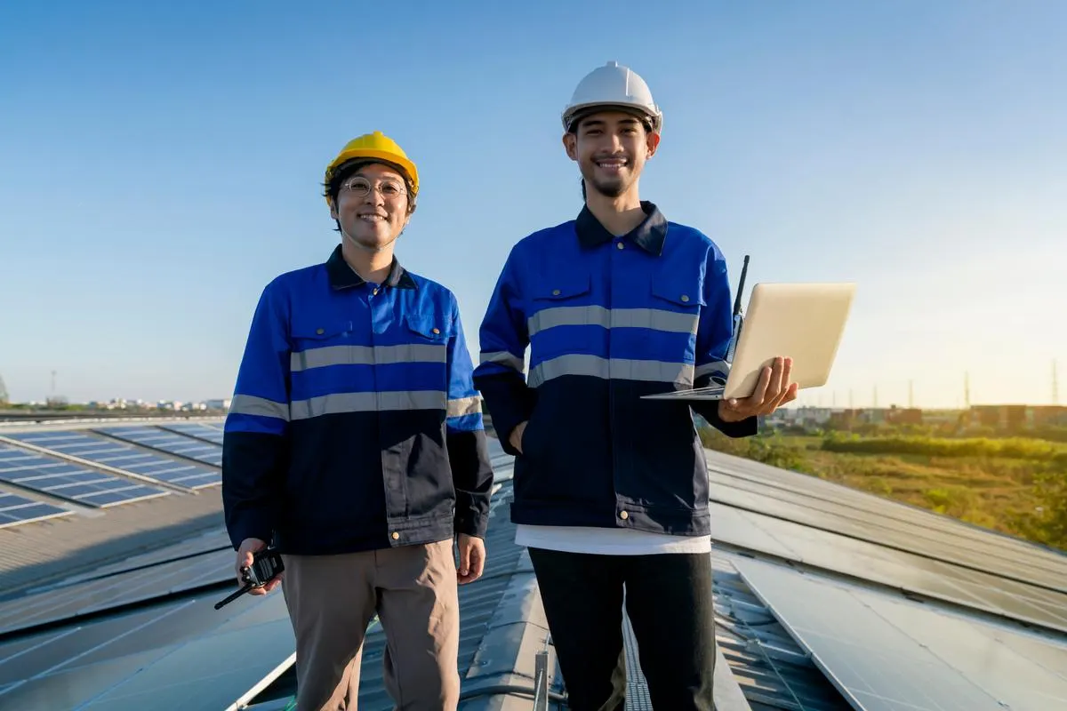 Painéis solares e energia