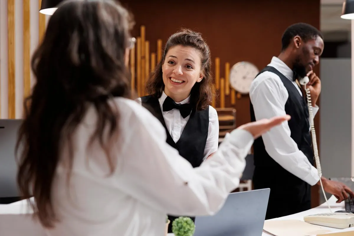 Receção de hotel