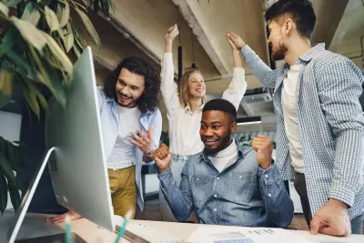 Equipa de startup SaaS